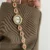 Women’s Vintage Red Cubic Zirconia Bracelet Watch