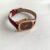 Minimalist Style Oval Face Red Leather Women‘s Watch