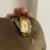 Minimalist Rectangle Gold Face Brown/Black Leather Watch