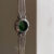 Chic Style Round Green Face Stainless steel Watch