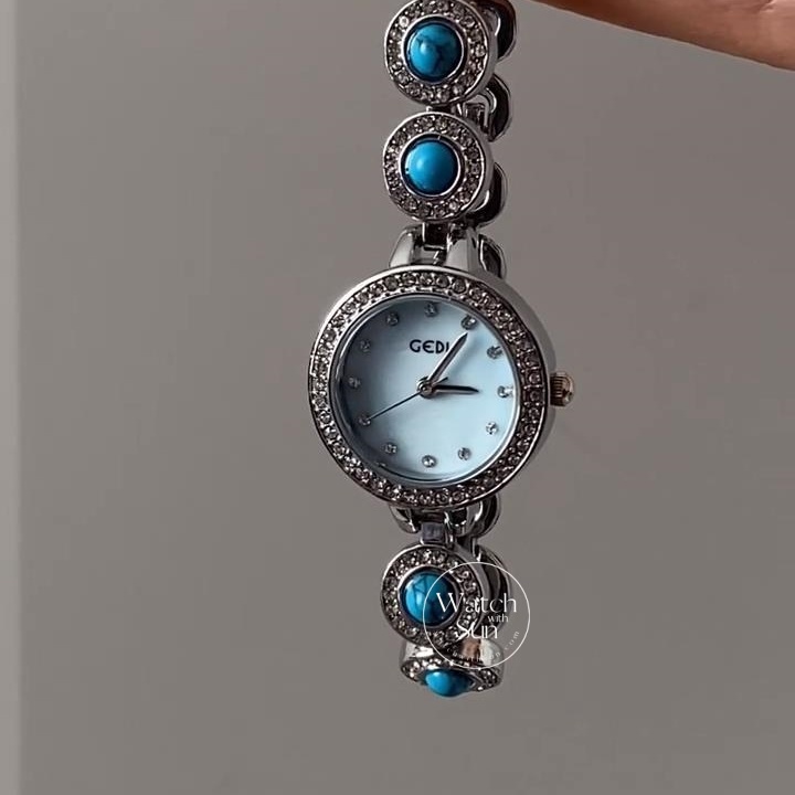 Vintage Natural Turquoise Ladies' Bracelet Watch