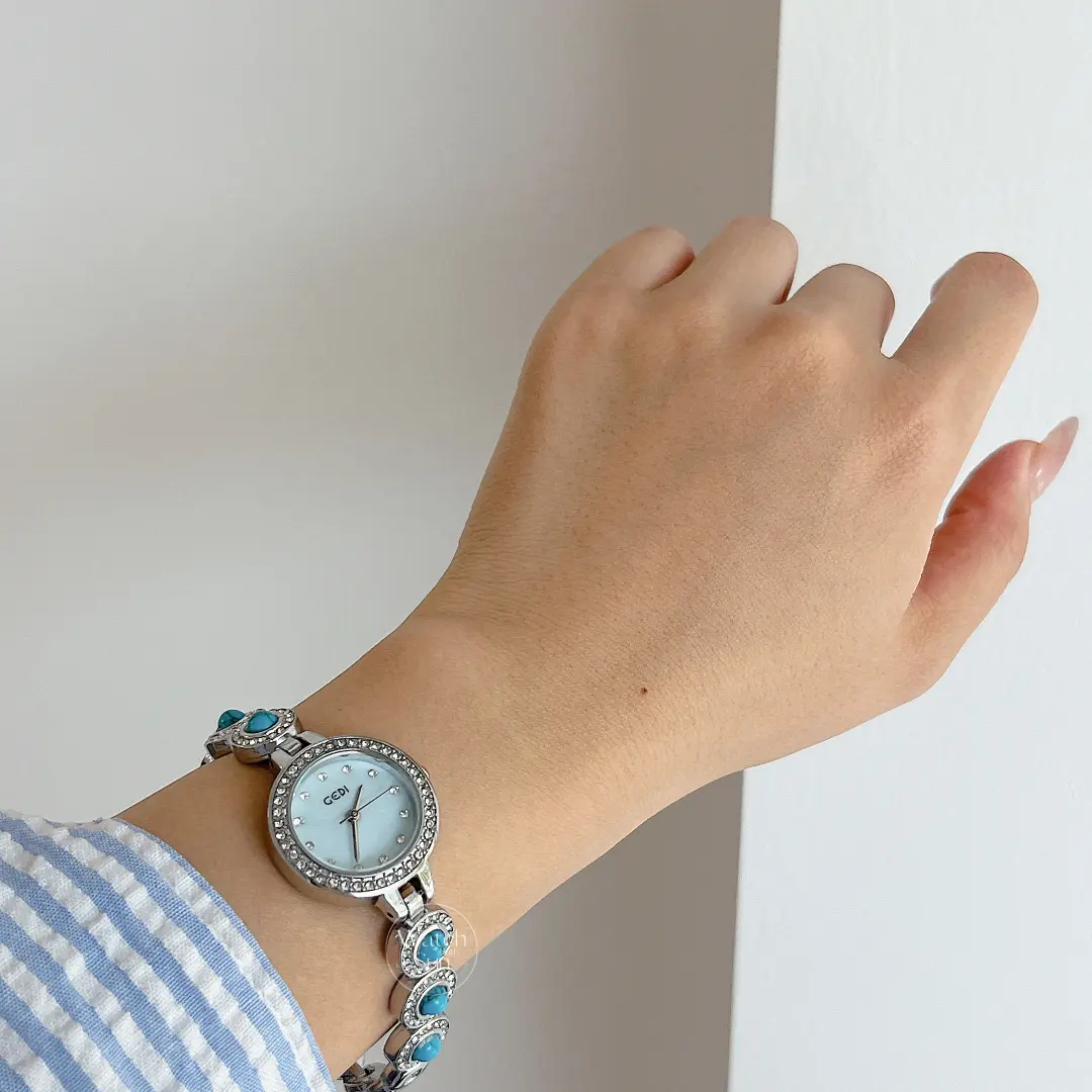 Vintage Natural Turquoise Ladies' Bracelet Watch