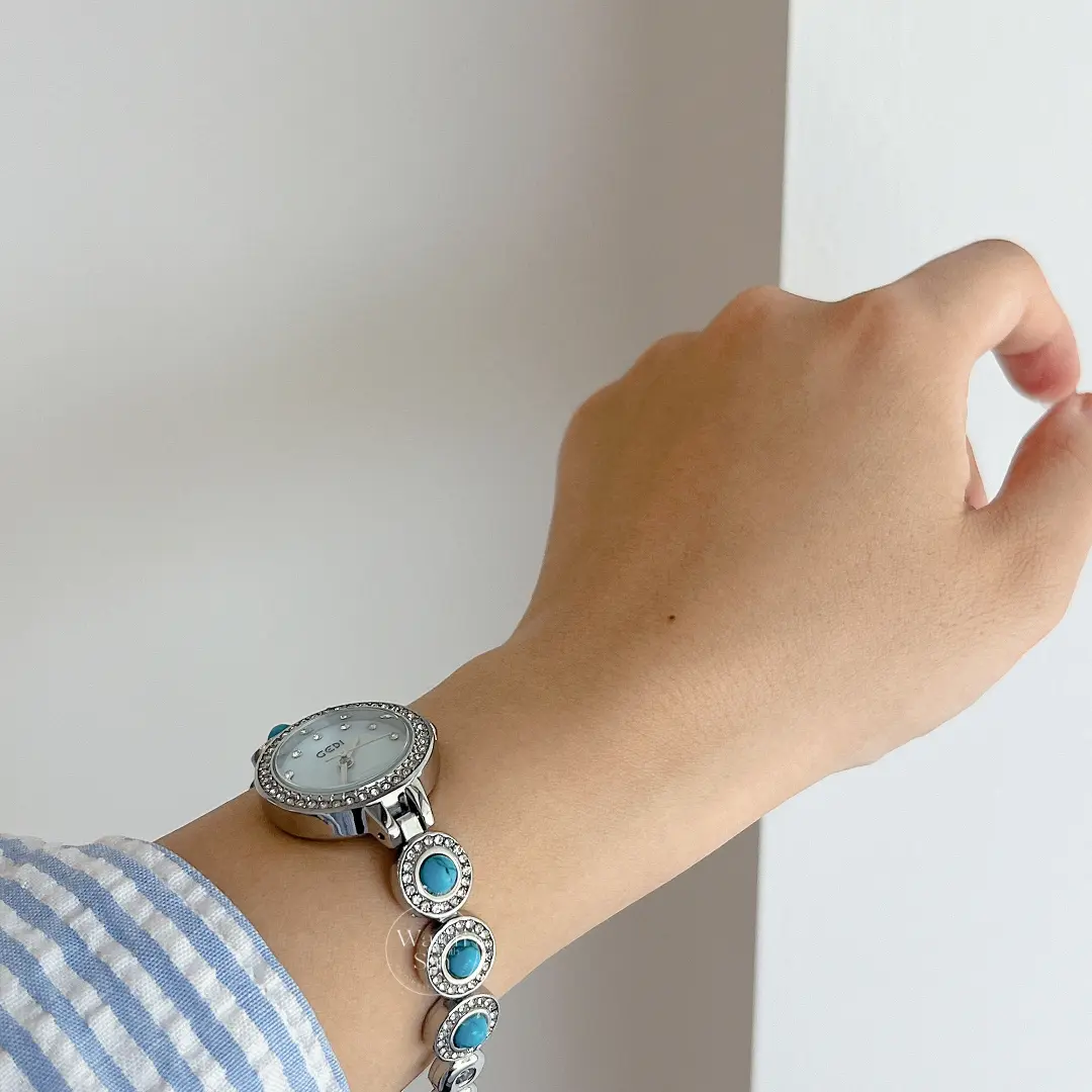 Vintage Natural Turquoise Ladies' Bracelet Watch