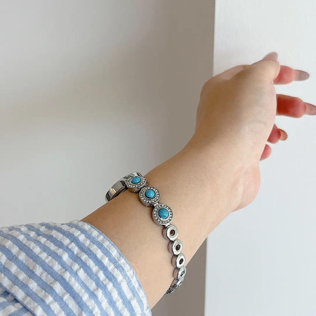 Vintage Natural Turquoise Ladies' Bracelet Watch