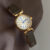 Minimalist Roman Numeral Grey Leather Band Watch