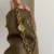 Oval Face Tiger's Eyes Stone Gold Bracelet Watch