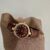 Vintage Roman Numeral Dial Brown Leather Watch