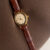 Minimalist Small Face Black/Brown Leather Watch
