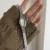 Oval White Vintage Silver Womens Watch