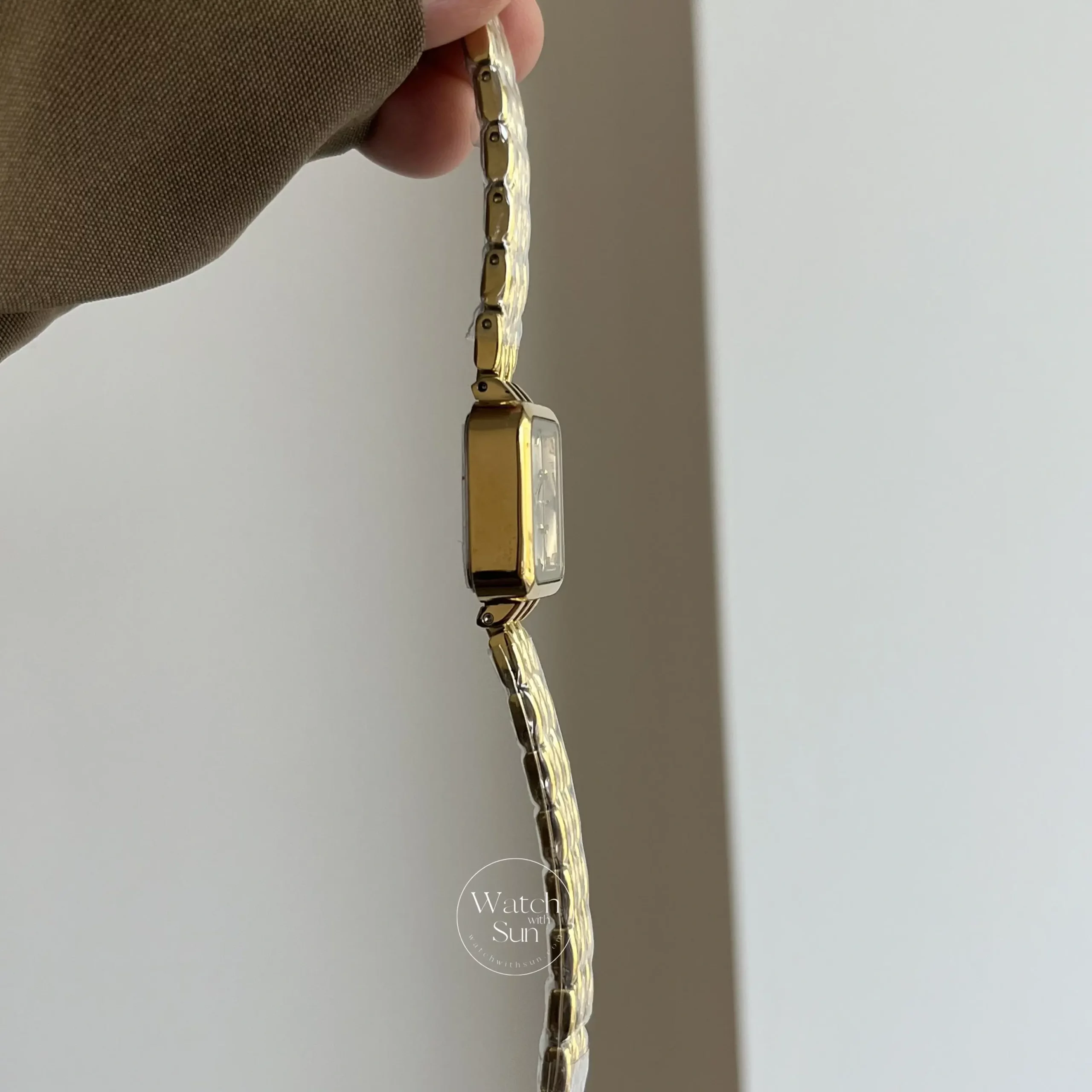 Classic Gold Women's Watch Square Face Watch for Women