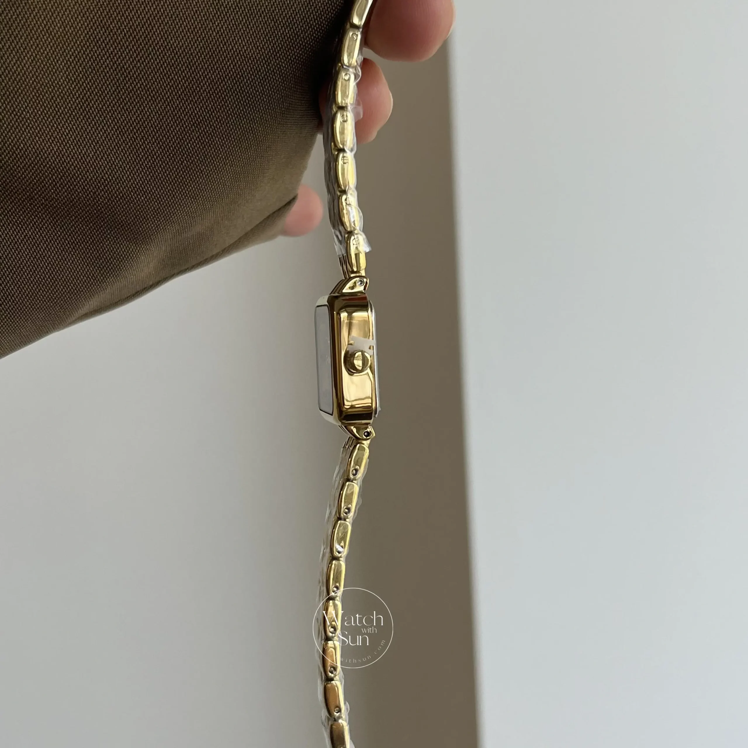 Classic Gold Women's Watch Square Face Watch for Women