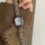 Oval Blue Mother of Pearl Watch Silver Ladies Watch