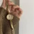 Women's Gold Wrist Watch Beige Small Dainty Watches
