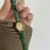 Dainty Gold Small Watch Green Leather Band Watch