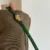 Dainty Gold Small Watch Green Leather Band Watch