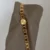 Women‘s Gold Watch Natural Tiger’s Eye Stone Bracelet Minimalist Watch