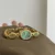 Vintage Style Green Jade Stone Bracelet Watch Green Dial Watch