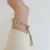 Dainty Rose Quartz Bracelet Ladies Watch Mother of Pearl Dial Pink Bracelet Watch