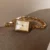Vintage Style Gold Square Watch for Women Slim Elegant Ladies Bracelet Watch