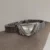 Harp-Inspired Crystal Accents Ladies Watch Vintage Style Silver Bracelet Watch for Women