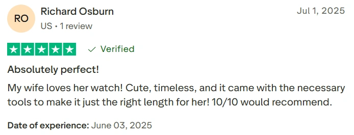 WatchwithSun Trustpilot Review