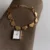 Chic Elegant Gold Heart-Link Charm Bracelet Watch for Women