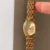 Minimalist Oval Dial Gold Watch for Women Chic Bracelet Ladies Watch