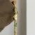 Vintage Style Green Jade Stone White Face Bracelet Watch for Women