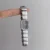 Vintage-Inspired Octagon Face Silver Bralcelet Watch Diamond Grey Dial Watch for Women