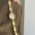 Vintage-Inspired Mother of Pearl Band Watch Dainty White Dial Women's Watch