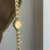 Dainty Gold Bracelet Watch Elegant Quartz Dial Textured Band Watch for Women