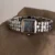 Chic Blue/Pink Dial Mother of Pearl Face Square Watch for Women