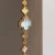 Dainty Four Leaf Clover Gold Bracelet Watch Mother-of-Pearl Dial Watch for Women