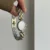 Vintage-Inspired White Dial Oval Face Two Tone Bracelet Watch for Women