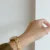 Dainty Brown Dial Oval Face Bracelet Watch for Women