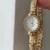 Vintage-Inspired Gold Bracelet Watch Luxury Zircon Bezel Ladies Watch