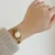 Vintage-Inspired Octagonal Dial Gold Bracelet Watch