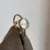 Minimalist Gold Cable Bangle Watch for Women Silver Dial Ladies Watch