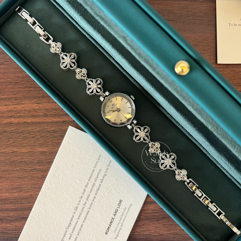 N518-3 Dainty Gold/Silver Small Round Women's Watch